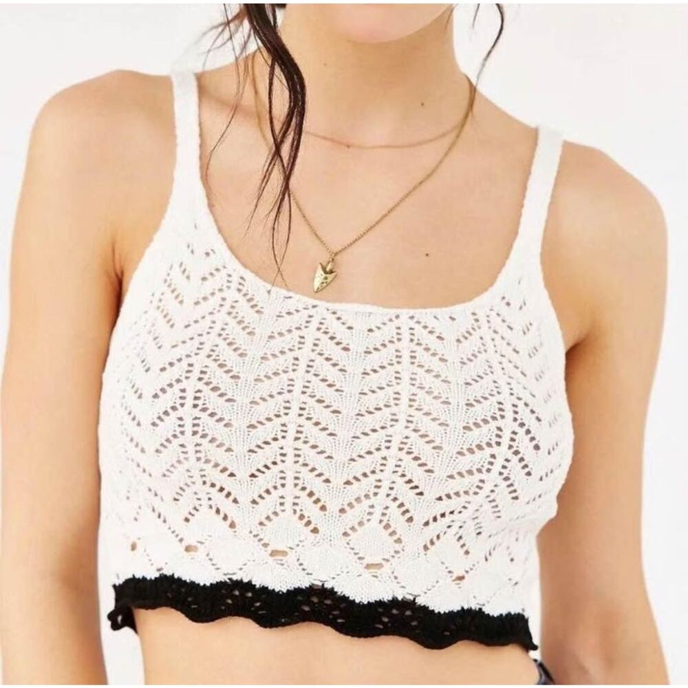 Urban Outfitters Kimchi Blue Knit Crop Top